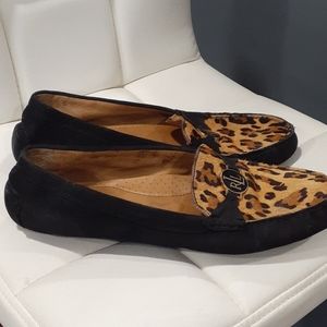 Lauren Ralph Lauren black suede loafers size 10B